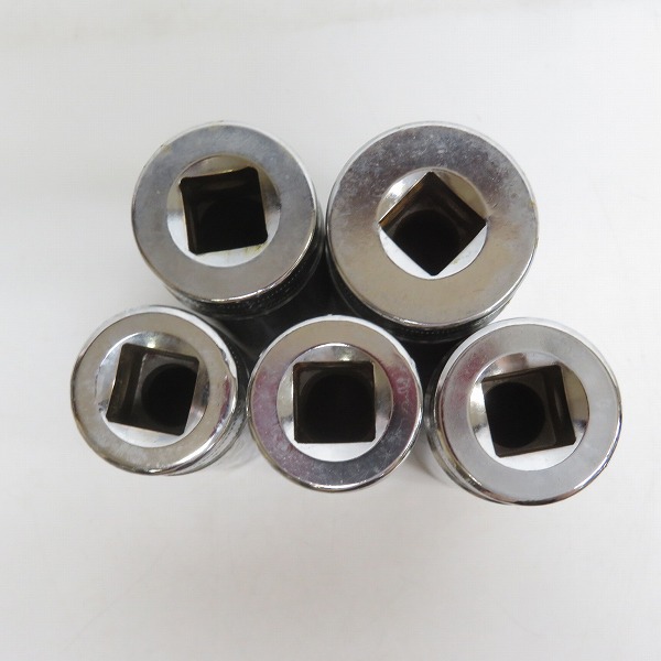 実際に弊社で買取させて頂いたSnap-on/スナップオン フランクドライブ 1/2インチ ディープソケット TSM21/22/23/24/27 5点セットの画像 6枚目