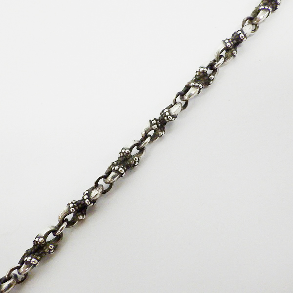 実際に弊社で買取させて頂いたBloody Mary/ブラッディマリー Twisted Crow/ツイステッド クロー チェーン/60cmの画像 4枚目