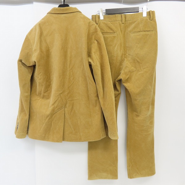 実際に弊社で買取させて頂いたHARE/ハレ コーデュロイ ダブルテーラードジャケット/パンツ セットアップ HA030164TR/HA010172TR/Sの画像 1枚目