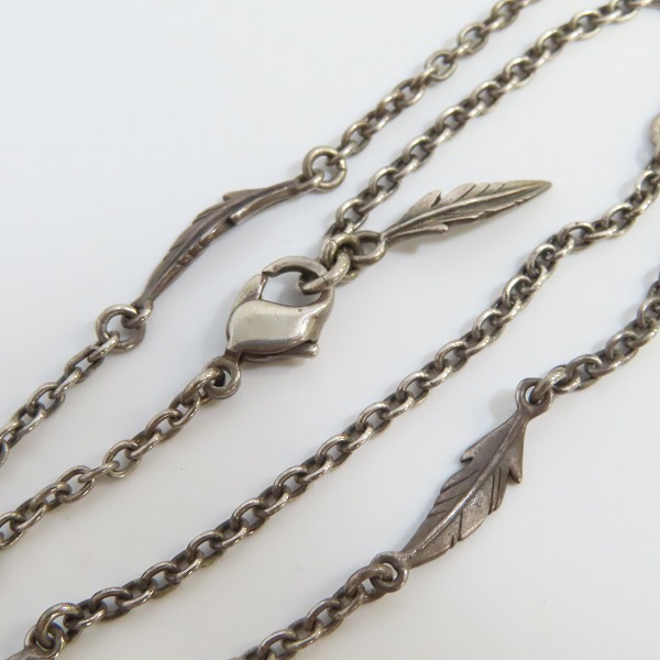 実際に弊社で買取させて頂いたBloodyMary/ブラッディマリー フェザー チェーン 50cm