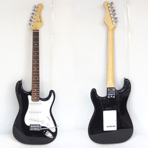 実際に弊社で買取させて頂いた★Bacchus/バッカス Universe Serie BST-1R BLK ストラトキャスターType エレキギター ソフトケース付の画像 2枚目