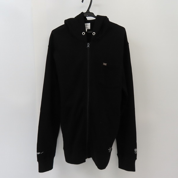 実際に弊社で買取させて頂いたTHE CRIMIE/クライミー 胸ポケット付き ジップアップパーカー CR1-02L5-CL62/L