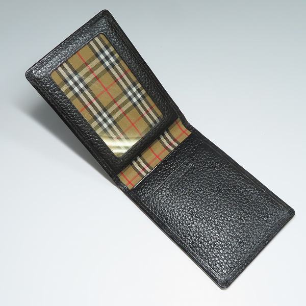 実際に弊社で買取させて頂いたBurberrys/バーバリーズ レザー 二つ折り カードケース/パスケースの画像 4枚目