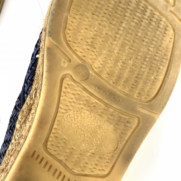 実際に弊社で買取させて頂いたGAIMO×EDIFICE/ガイモ×エディフィス スエード スリッポン シューズ ベージュ ネイビー/42 43/ 2点セットの画像 7枚目