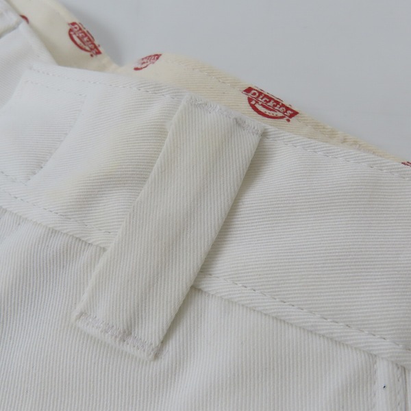 実際に弊社で買取させて頂いたDickies/ディッキーズ ショートパンツ ホワイト WL875LH1 /25の画像 8枚目