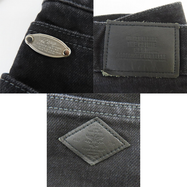 実際に弊社で買取させて頂いたTHE CRIMIE/クライミー STRETCH FABLIC ブラックデニムパンツ C1H1-CXBA-P201/Lの画像 6枚目