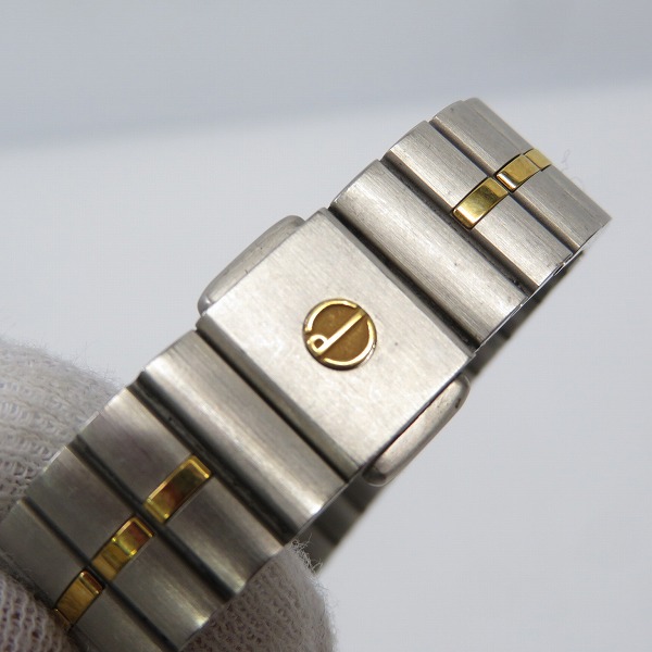 実際に弊社で買取させて頂いたDunhill/ダンヒル ラインストーン/アナログ メタルバンド 腕時計【動作未確認】の画像 5枚目