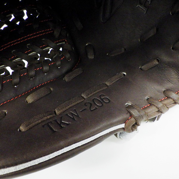 実際に弊社で買取させて頂いたHI-GOLD/ハイゴールド Special Order/スペシャルオーダー 硬式 内野手用 グローブ/グラブ TKW-206の画像 4枚目