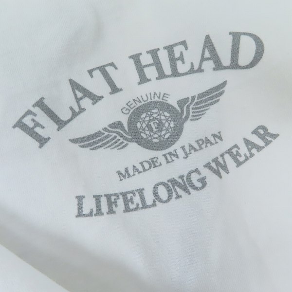 実際に弊社で買取させて頂いたFLAT HEAD/フラットヘッド GLORY DAYS プリント ロンT/カットソー /42の画像 5枚目