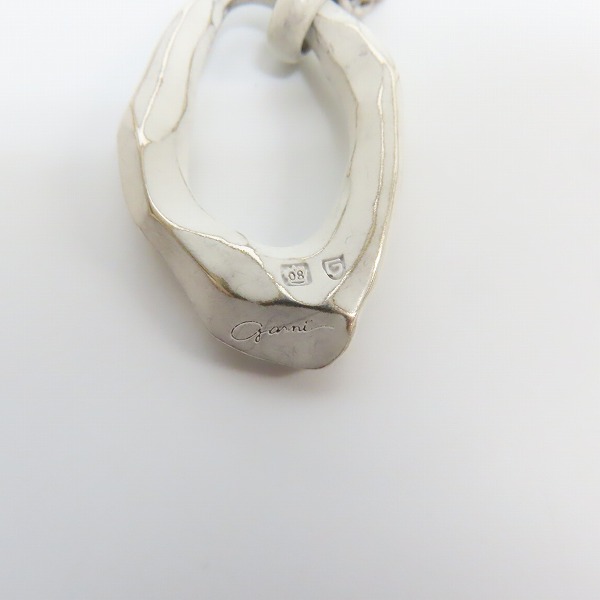 実際に弊社で買取させて頂いたGARNI/ガルニ Crockery ring pendants クロッケリー リング ペンダント ネックレスチェーン ホワイト の画像 8枚目