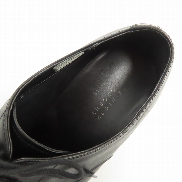 実際に弊社で買取させて頂いたMACKINTOSH PHILOSOPHY/マッキントッシュフィロソフィー TROTTER レザーシューズ/26.5の画像 4枚目