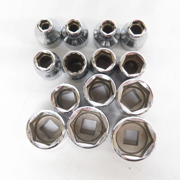 実際に弊社で買取させて頂いたSnap-on/スナップオン フランクドライブ 1/4インチ シャロー ソケットTMM4/4.5/5/5.5/6/7/8/9/10/11/12/13/14/TMMD7 14点セットの画像 7枚目