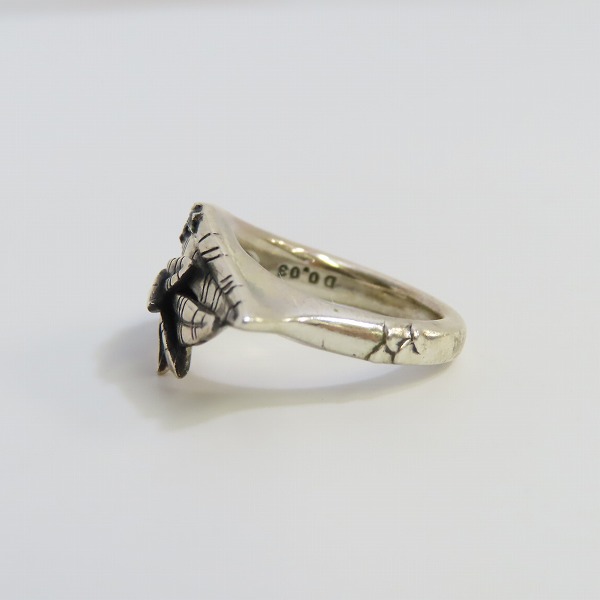 実際に弊社で買取させて頂いたBloody Mary/ブラッディマリー ビビット リング 雛鳥 w/ブルーダイヤ 7号の画像 3枚目