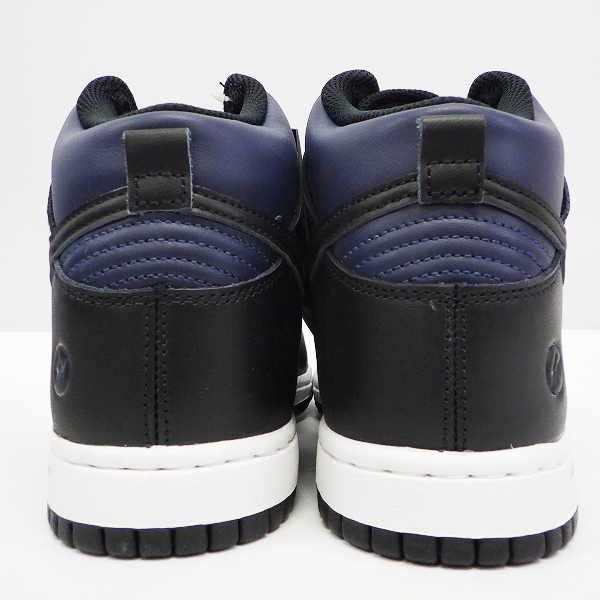 実際に弊社で買取させて頂いた【未使用】NIKE×FRAGMENT DESIGN/ナイキ×フラグメントデザイン DUNK HI/F ダンクハイ Midnight Navy DJ0383-400/25.5の画像 1枚目