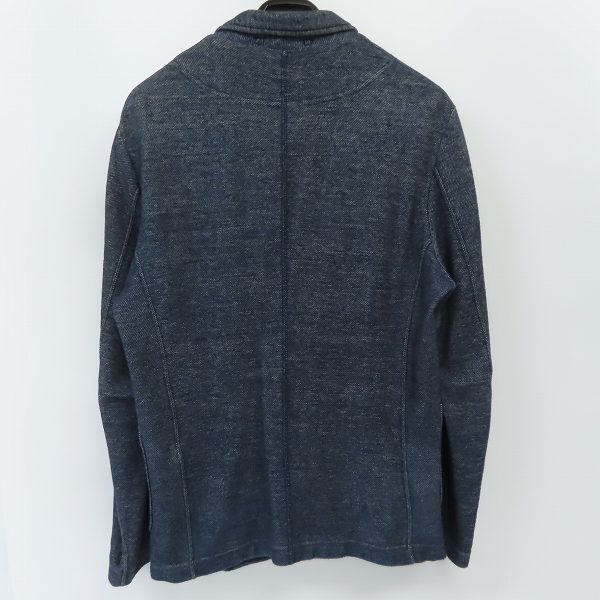 実際に弊社で買取させて頂いたBLUE BLUE/ブルーブルー INDIGO DYE テーラードジャケット/XLの画像 1枚目