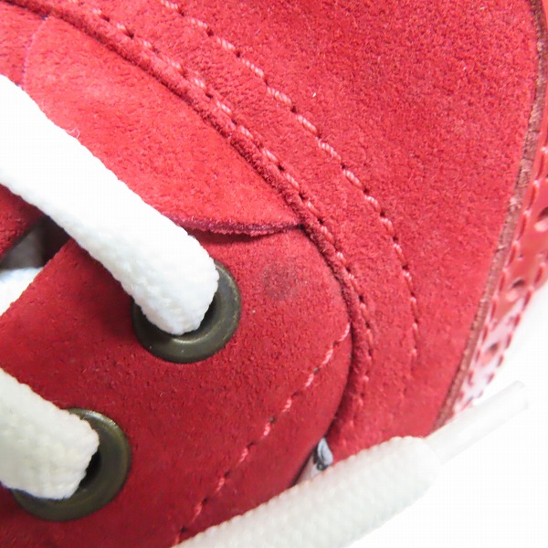 実際に弊社で買取させて頂いたJimmy Choo/ジミーチュウ スエード パテント ウイングチップ ローカット スニーカー/39の画像 7枚目