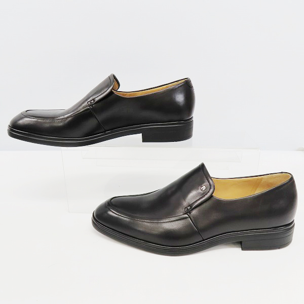 実際に弊社で買取させて頂いたBALLY/バリー Calfield Tan Leather Slip On/カーフレザー スリッポン/8Dの画像 3枚目