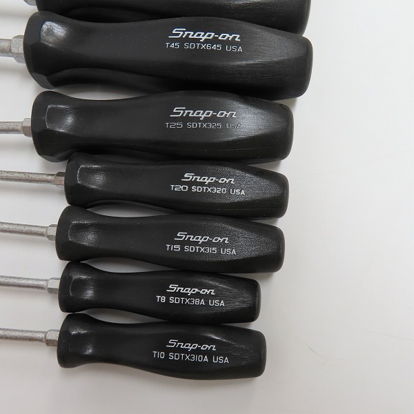 実際に弊社で買取させて頂いたSnap-on/スナップオン トルクスドライバー SDTX38A/310A/315/320/325/327/430/640/645 9点セットの画像 2枚目