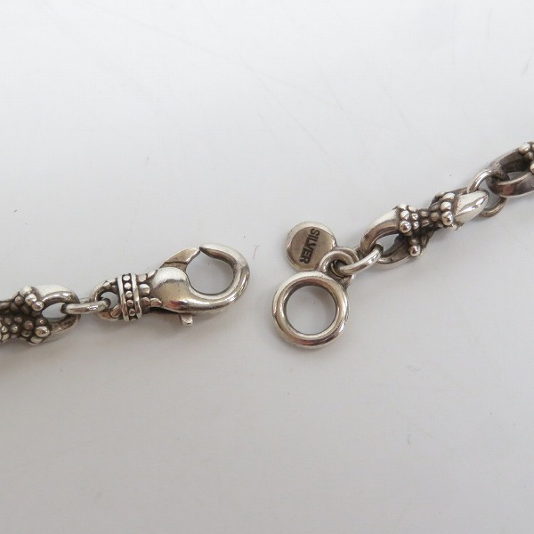 実際に弊社で買取させて頂いた【ギャラ付き】Bloody Mary/ブラッディマリー Twisted Crow/ツイステッド クロー チェーン/50cmの画像 1枚目