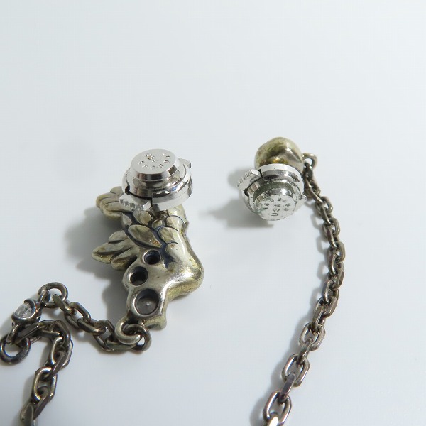 実際に弊社で買取させて頂いたBloody Mary/ブラッディマリー ウイングデザイン チェーンピアスの画像 3枚目