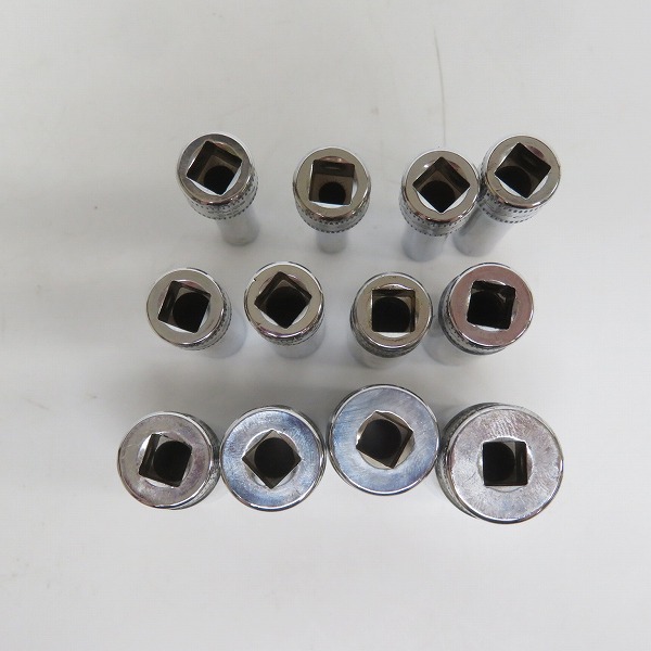 実際に弊社で買取させて頂いたSnap-on/スナップオン フランクドライブ 1/4インチ ディープ ソケット STMM4/5/5.5/6/7/8/9/10/11/12/13/14/ 12点セットの画像 5枚目