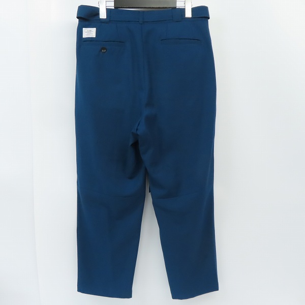 実際に弊社で買取させて頂いたTHE CRIMIE/クライミー DYLAN RELAX TWO TUCK SUIT PANTS/ツータックスーツパンツ CR1-02L5-PL06/Sの画像 1枚目