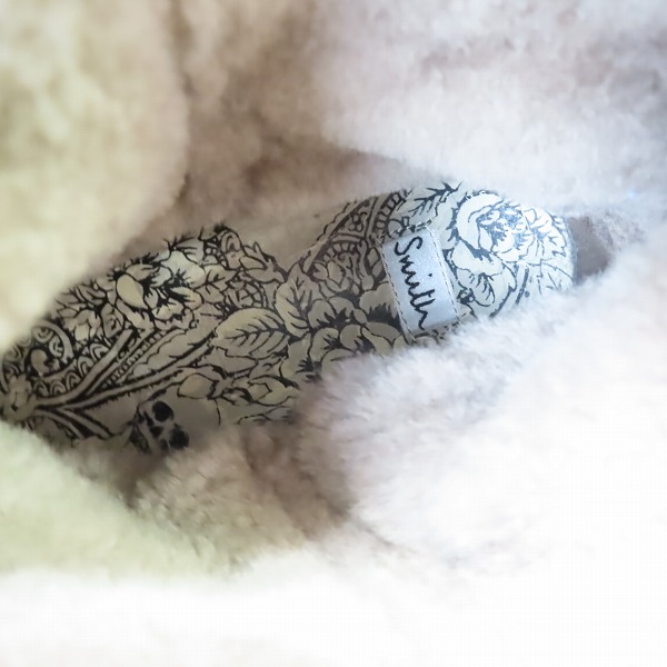 実際に弊社で買取させて頂いたPaul Smith/ポールスミス RED EAR/レッドイヤー ムートン ワークブーツ/7の画像 5枚目