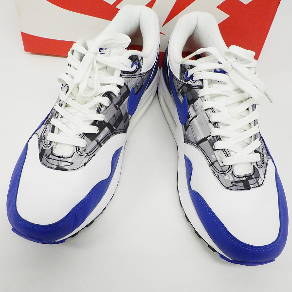 実際に弊社で買取させて頂いたNIKE×atmos/ナイキ×アトモス AIR MAX 1 PRNT/エアマックス 1 プリント AQ0927-100/27.5