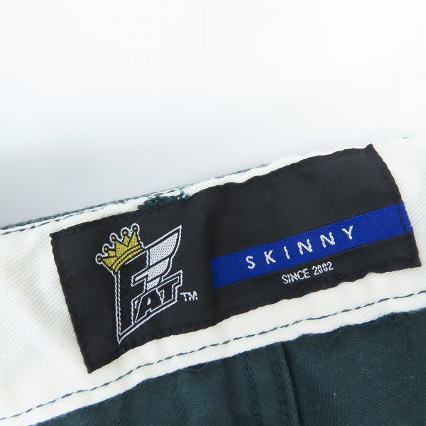 実際に弊社で買取させて頂いたDickies×FAT/ディッキーズ×エフエーティー TUFFIES チノパン/パンツ F32110-PN02/SKINNYの画像 2枚目