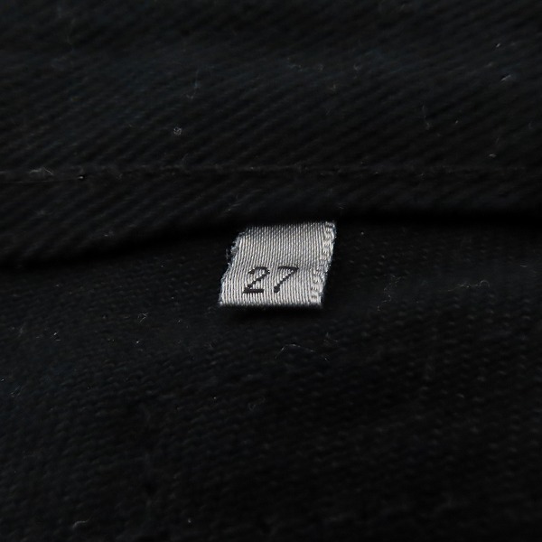 実際に弊社で買取させて頂いたDior HOMME/ディオールオム 07AW エディ期 パッチワーク スタート デニムパンツ 7H3111070587 /27の画像 3枚目