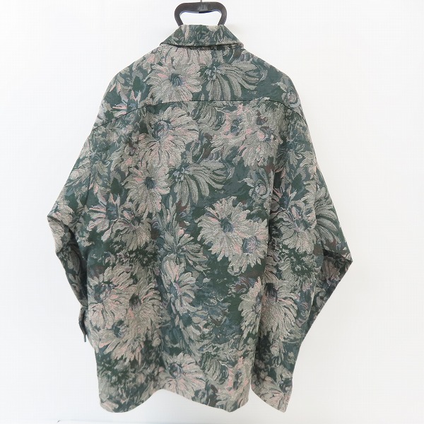 実際に弊社で買取させて頂いたHARE/ハレ 中綿フラワージャガードシャツ/Mの画像 1枚目