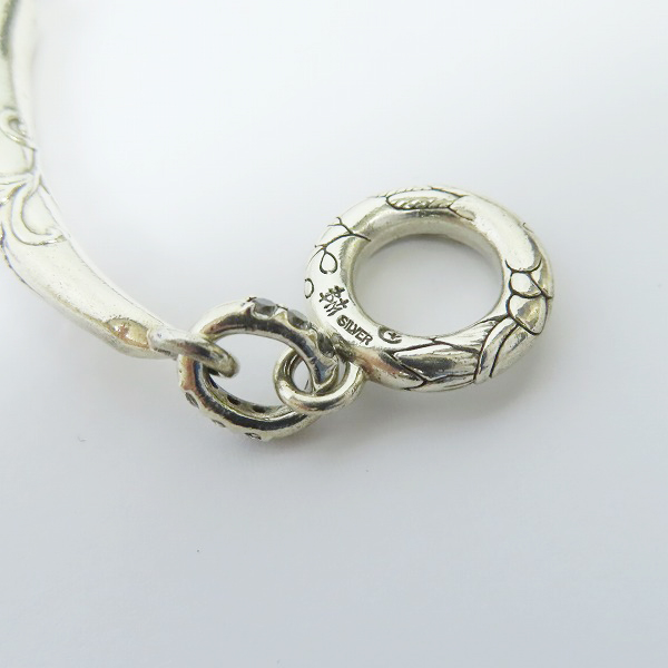 実際に弊社で買取させて頂いたBloody Mary/ブラッディマリー MIDNIGHT Night raven/ナイトレイヴン ブレスレット 大鳥 bmb477-21の画像 6枚目