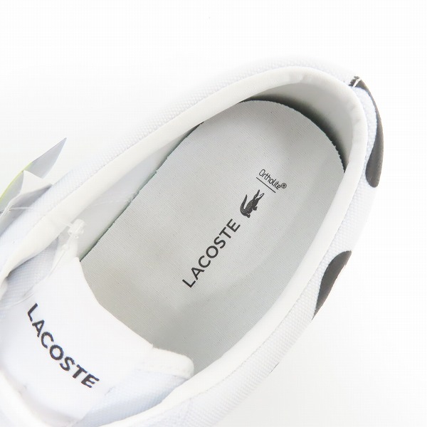 実際に弊社で買取させて頂いた【未使用】LACOSTE/ラコステ JUMP SERVE LACE スニーカー 743CMA0051147/UK9.5の画像 4枚目