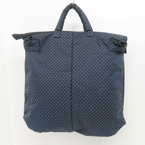 実際に弊社で買取させて頂いたHEAD PORTER/ヘッドポーター MASTERNAVY 2WAY ドット ヘルメットバッグ/トートバッグの画像 1枚目