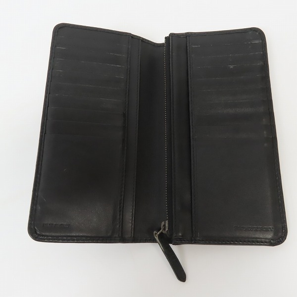 実際に弊社で買取させて頂いたBURBERRY/バーバリー レザー 二つ折り 長財布/ウォレットの画像 3枚目