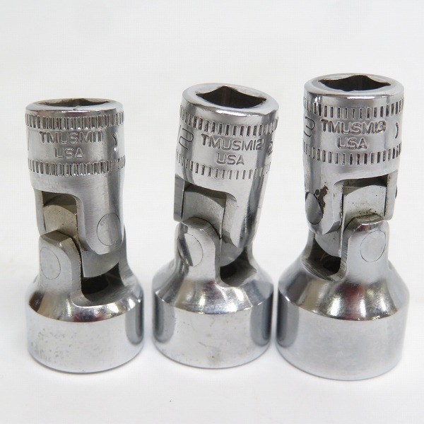 実際に弊社で買取させて頂いたSnap-on/スナップオン 1/4dr 6角ユニバーサルソケット TMUSM5.5/6/7/8/9/10/11/12/13/14/15 11点セットの画像 6枚目