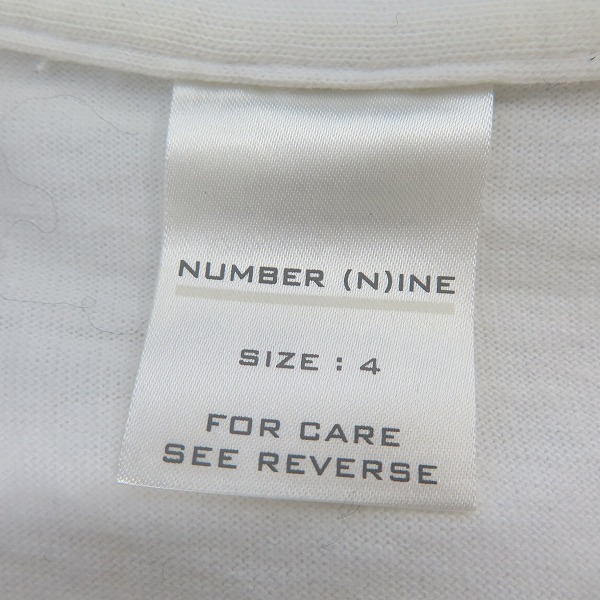 実際に弊社で買取させて頂いたNUMBER (N)INE/ナンバーナイン 2002ss モダンエイジ期 ゴッサムTシャツ GOTHAM CITY/4の画像 2枚目