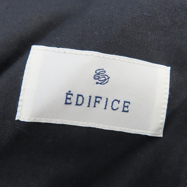 実際に弊社で買取させて頂いた【未使用】EDIFICE/エディフィス ストレッチ ストレイト スリム パンツ/クロ/14-030-300-5007-3-0/46の画像 2枚目
