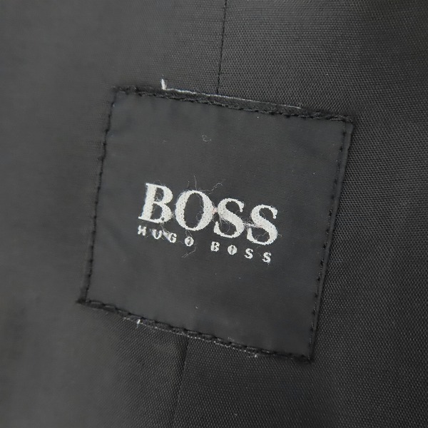 実際に弊社で買取させて頂いたHUGO BOSS/ヒューゴボス ラムレザー 3Bテーラードジャケット/52の画像 2枚目