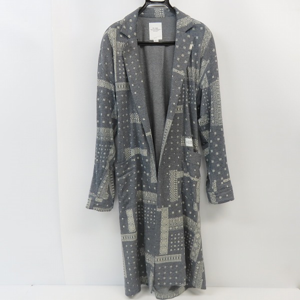 実際に弊社で買取させて頂いたCRIMIE/クライミー BANDANA GOWN SHIRT/バンダナ柄 ガウンシャツ/ロングシャツ CR1-02A1-SL04/M