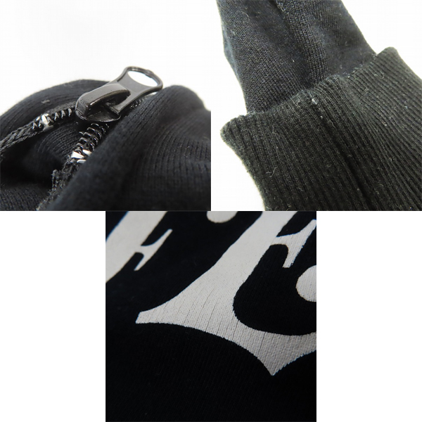 実際に弊社で買取させて頂いたCRIMIE/クライミー SWEAT ZIP PARKA THE LIFE/ジップアップパーカー ブラック C1K1-SW14/Sの画像 8枚目