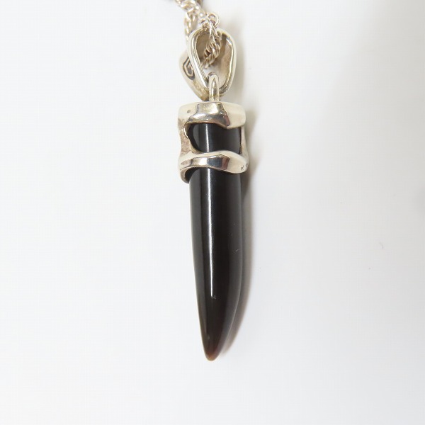 実際に弊社で買取させて頂いたGARNI/ガルニ 925 ブラック ペンダント/ネックレスチェーン の画像 1枚目