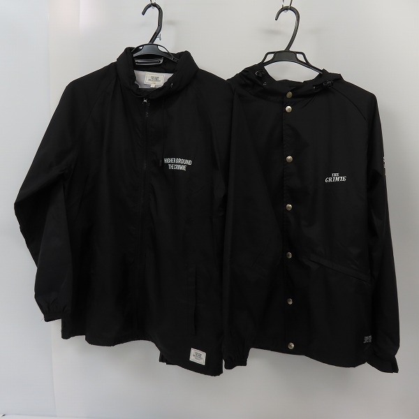 実際に弊社で買取させて頂いたCRIMIE/クライミー プリント ナイロンパーカー/ジャケット 2点セット