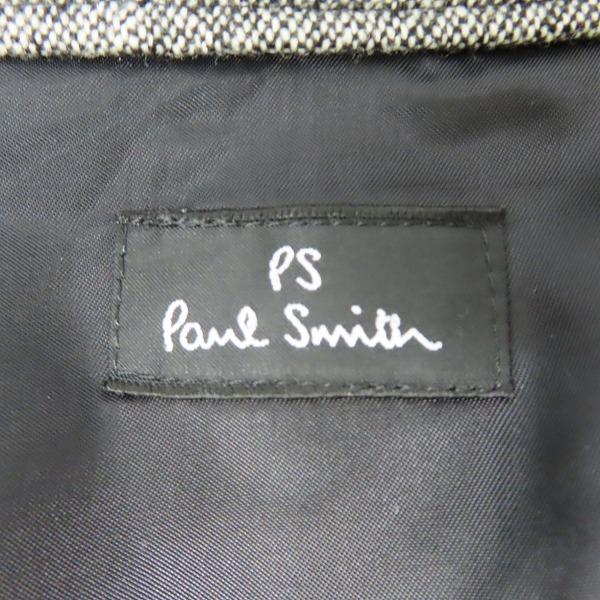実際に弊社で買取させて頂いたPS Paul Smith/ピーエス ポールスミス レザー切替 ウールジップブルゾン Lの画像 2枚目