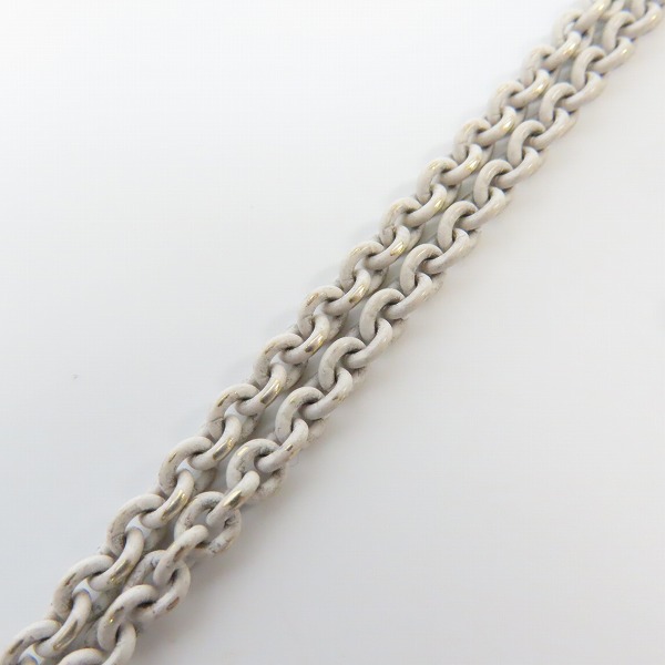 実際に弊社で買取させて頂いたGARNI/ガルニ Crockery ring pendants クロッケリー リング ペンダント ネックレスチェーン ホワイト の画像 4枚目