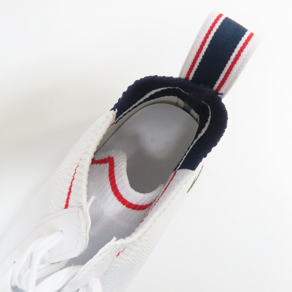 実際に弊社で買取させて頂いたLACOSTE/ラコステ LA PIQUEE MID 0721 2 スニーカー CM00341/UK9.5の画像 4枚目