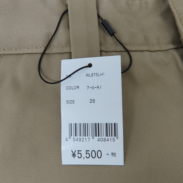 実際に弊社で買取させて頂いた【未使用】Dickies/ディッキーズ ショートパンツ ベージュ WL875LH1 /26の画像 6枚目