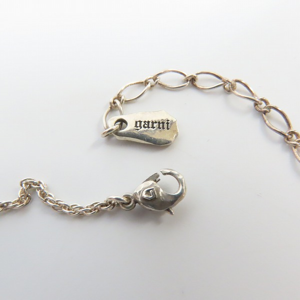 実際に弊社で買取させて頂いたGARNI/ガルニ 925 ブラック ペンダント/ネックレスチェーン の画像 6枚目