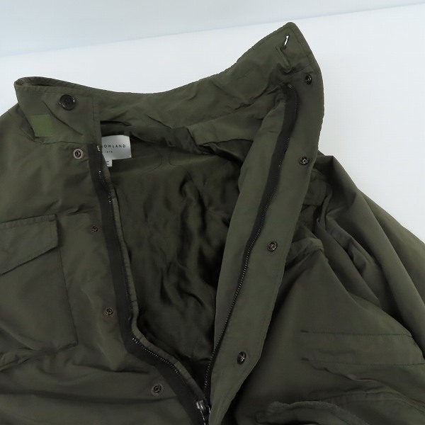 実際に弊社で買取させて頂いたTOMORROWLAND/トゥモローランド ナイロン ミリタリー ジャケット 63-08-85-08101 /Sの画像 5枚目