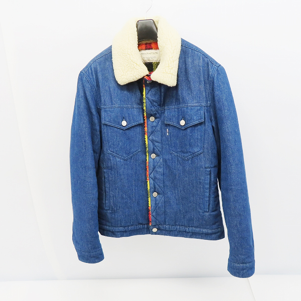 実際に弊社で買取させて頂いたMAISON KITSUNE/メゾンキツネ デニム地 ボア ジャケット FW16M115/M